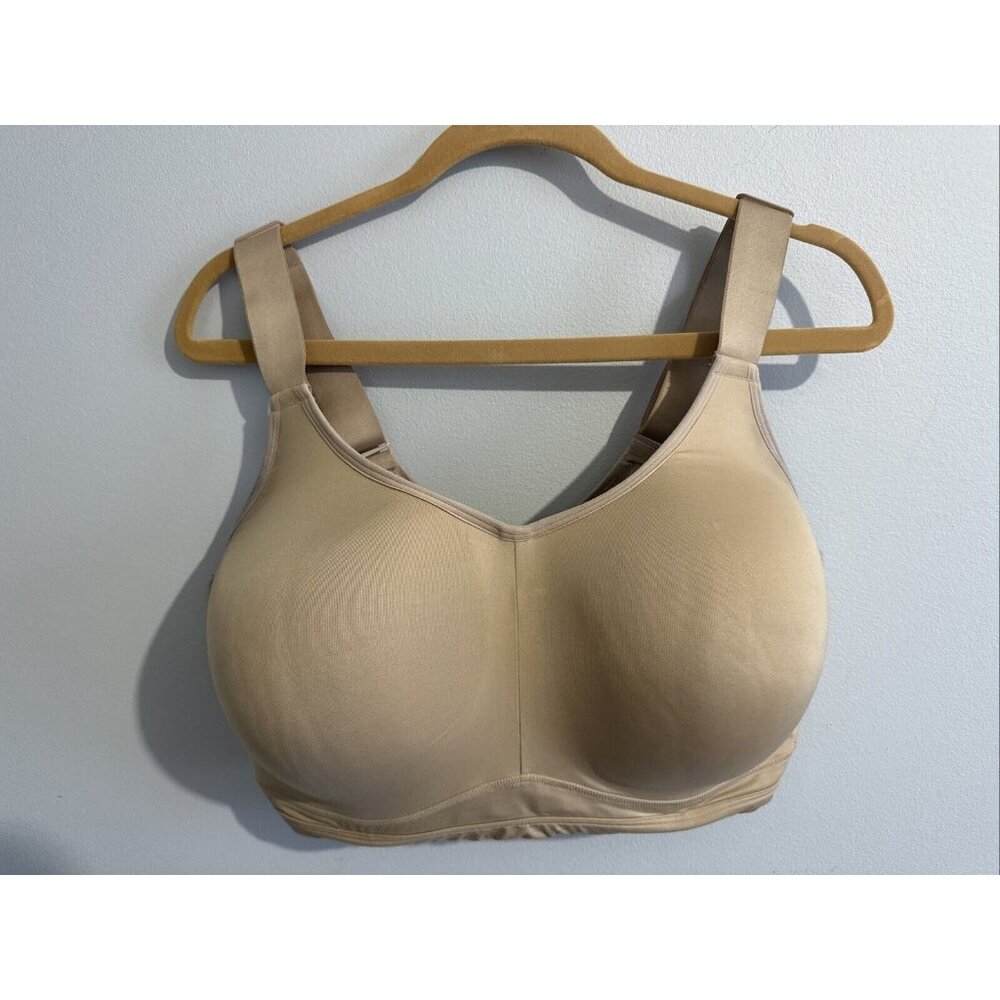 Livi 40H Womens Bra Comfort Adjustable Underwire Beige Nude‎ Stretch Wide Straps